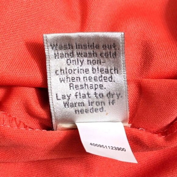 Lauren Conrad Crochet Sleeveless Scoopneck Dress Orange Sz Small - Picture 9 of 10